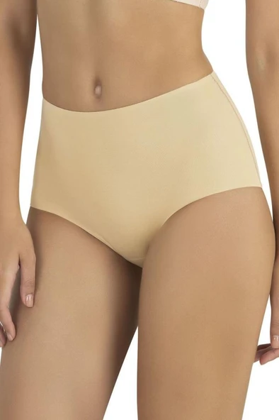 Fabony Bayan Lazer Kesim Yüksek Bel Bato Slip Külot Korse 2040B