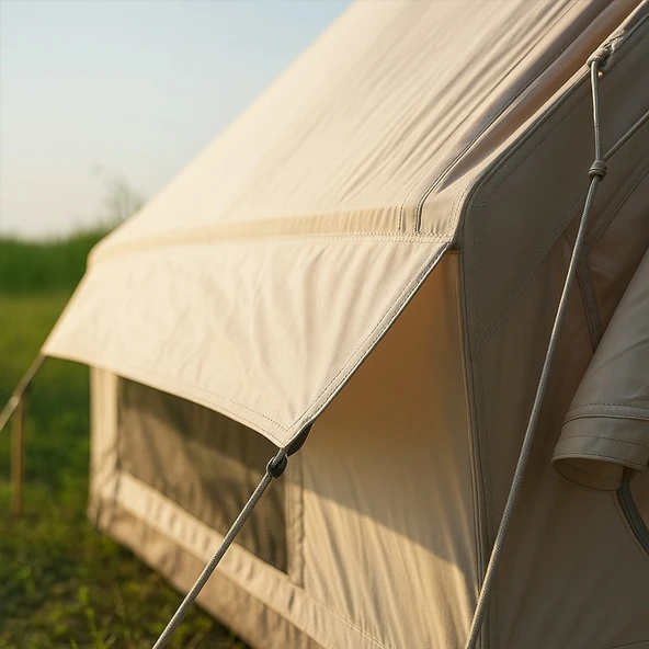 Yek Outdoor 6 Kişilik 4 Mevsim Pompalı ve Soba Çıkışlı Şişme Çadır 300x210x200cm - 5