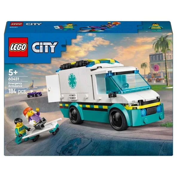 LEGO City Acil Yardım Ambulansı - 60451 - 5