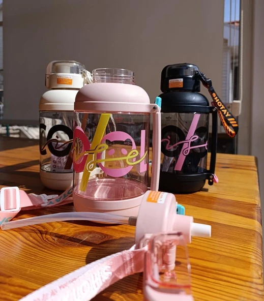 Shotay Life Su Matarası Tritan Pembe 1500Ml - 3