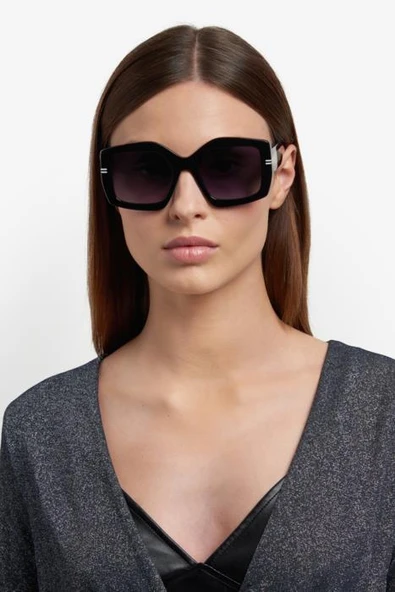Marc Jacobs MJ 1109/S-7C5‐SIYAH Kadın Güneş Gözlüğü - Resim 4