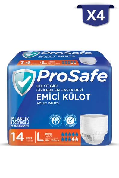 PROSAFE EMİCİ KÜLOT BÜYÜK 14 x4