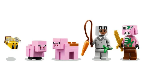 LEGO Minecraft 21268 The Baby Pig House - 4
