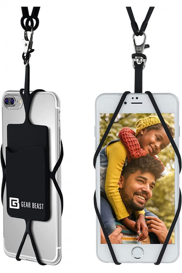 Tüm Telefonlara Uyumlu Mor Askılı Telefon Kılıfı - 8
