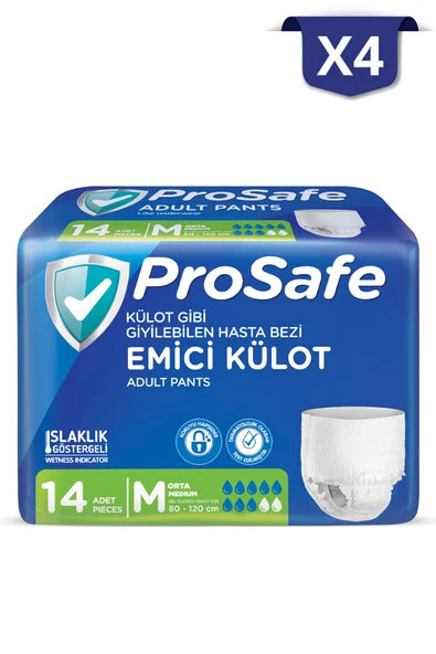 PROSAFE EMİCİ KÜLOT ORTA 14'LÜ x4