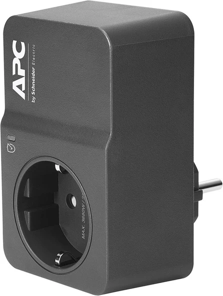 APC Akım Korumalı Tekli Priz by Schneider Electric Siyah PM1WB-GR