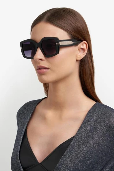 Marc Jacobs MJ 1109/S-7C5‐SIYAH Kadın Güneş Gözlüğü - Resim 3
