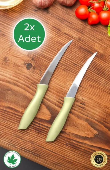2'li Meyve Bıçağı Paslanmaz Çelik - Resim 4