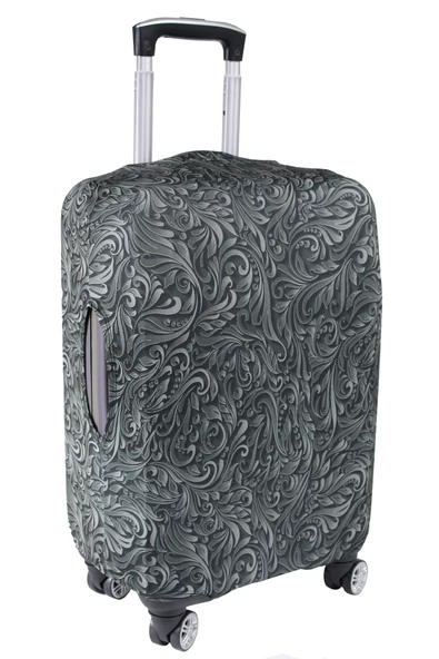 (My#01 Çiçek Desen) VALİZ İÇİN KILIF - 3