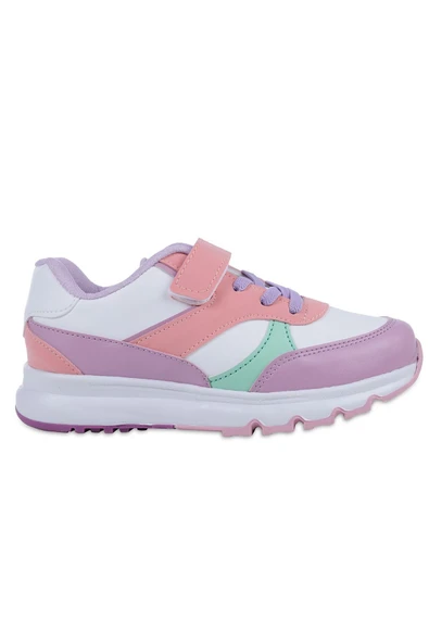Günlük Ortapedik Çocuk Spor Ayakkabı Cırt Cırtlı Anatomik Esnek Taban Ergonomik Rahat Sneaker