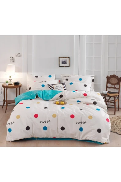 Enlora Home Stk Nevresim Seti Çift Kişilik Baskılı Snoker Krem - 3