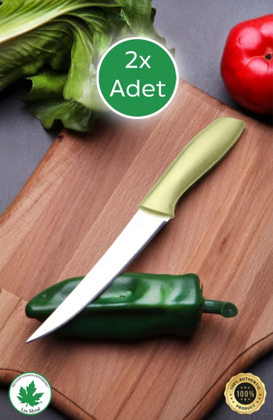 2'li Meyve Bıçağı Paslanmaz Çelik - Resim 2
