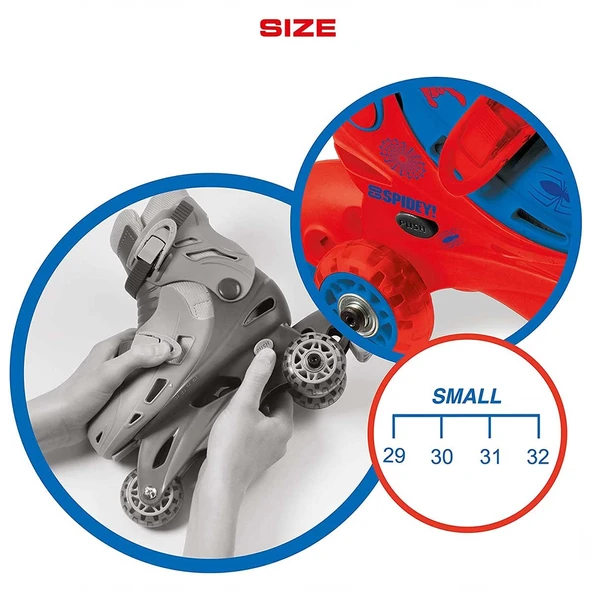 Spiderman Inline 3 Teker Paten - S00028631 - Resim 5