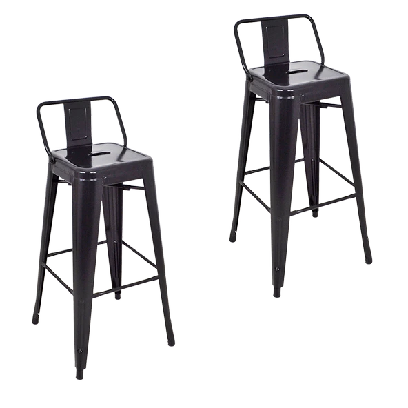 Tolix Sırtlı Metal Bar (2 Adet) - 6