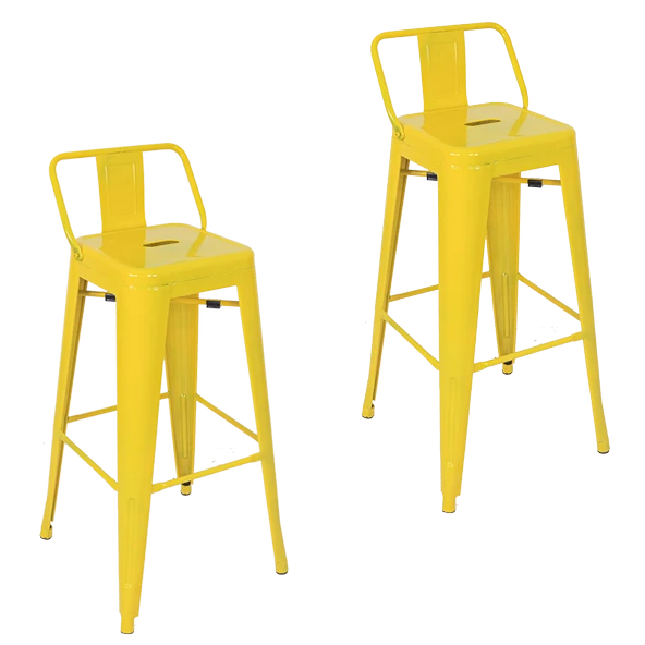 Tolix Sırtlı Metal Bar (2 Adet) - 5