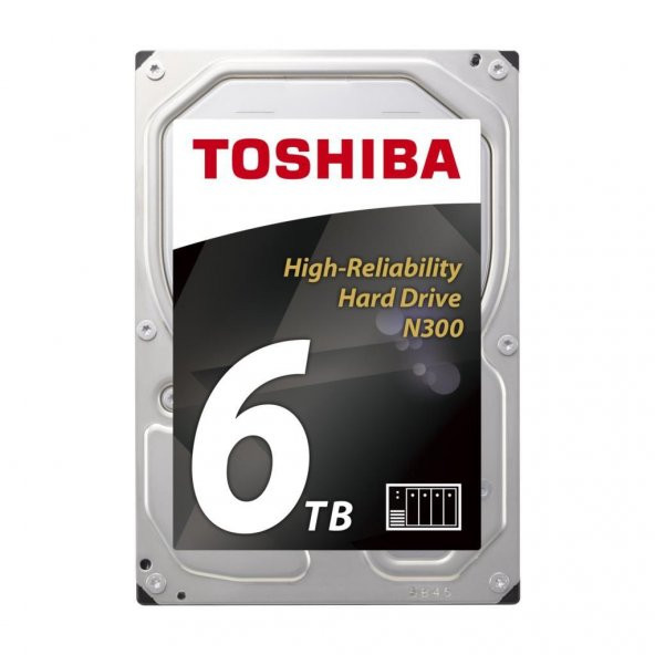 Toshiba, Hdwn160Uzsva, 3.5" Dahili Hdd, 3.5" 6Tb N300 7200