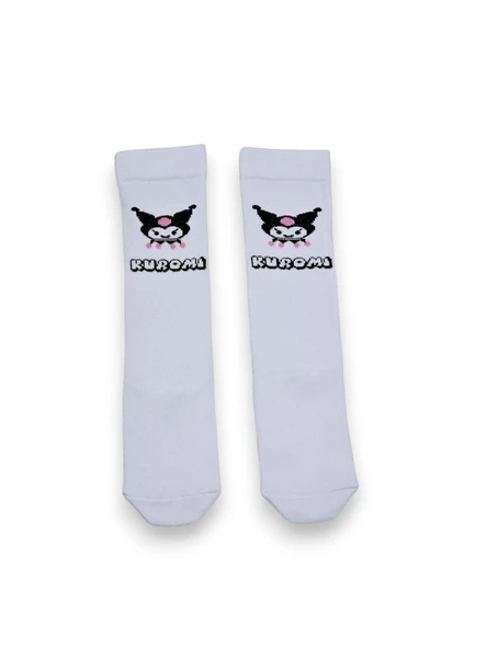 Kuromi Kız Çocuk Dizaltı Çorap - 5