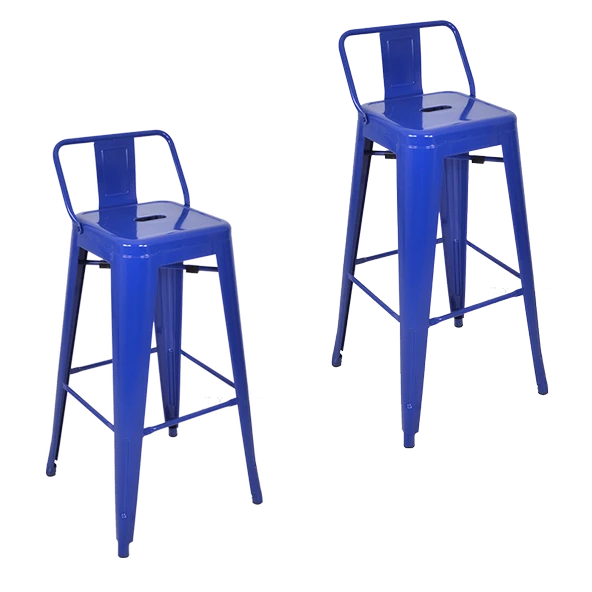 Tolix Sırtlı Metal Bar (2 Adet) - 4