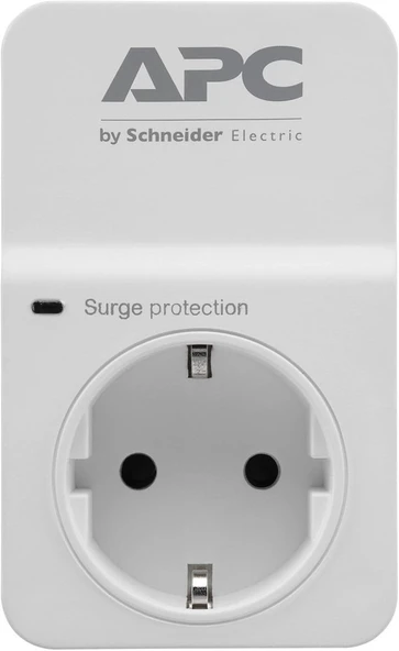 APC Akım Korumalı Tekli Priz by Schneider Electric Beyaz  PM1W-GR