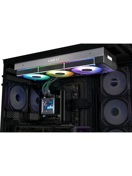 Lian Li Hydro-Shift LCD 360 Siyah RGB İşlemci Sıvı Soğutucu G89.GHSLCD36RB.00 - 4