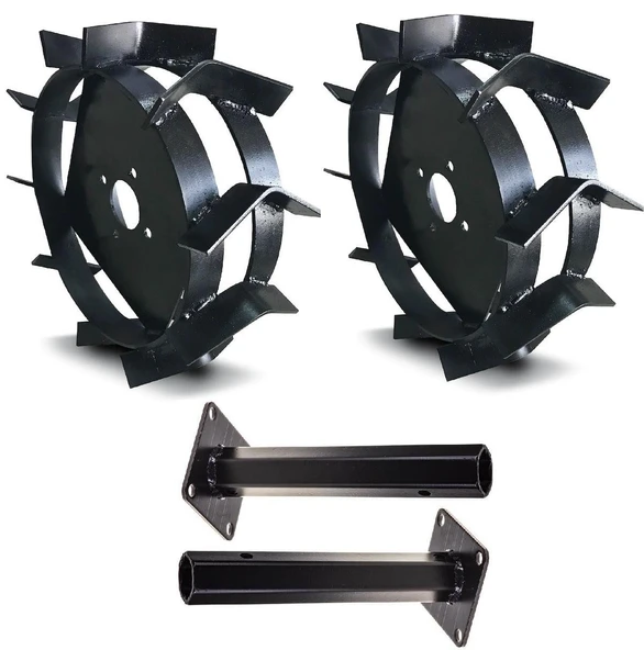 Çapa Makinaları Demir Teker Ve Aks Takımı 400x8-32 mm