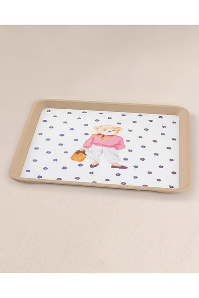 Patrice Ayı Bear Kare Tepsi