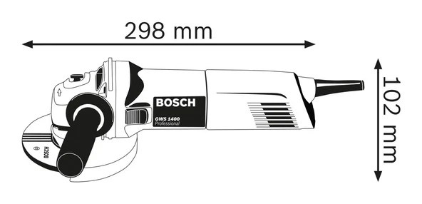 Bosch GWS 1400 Avuç Taşlama Makinesi 1400w - 2