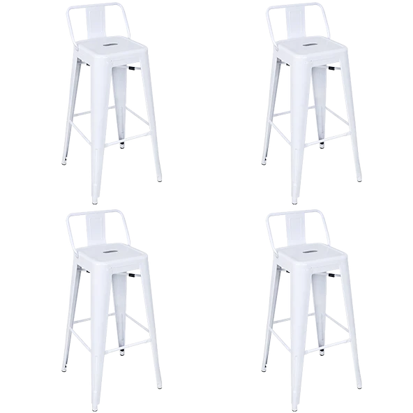 Tolix Sırtlı Metal Bar (4 Adet) - 2