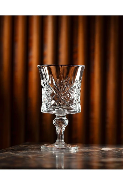 Aron 4-lü Uzun Boy Şarap Kadehi Seti - Resim 2