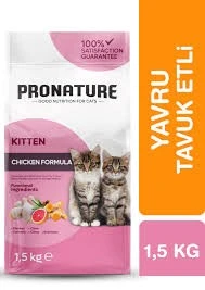 Pronature Tavuklu Yavru Kedi Maması 1,5 Kg