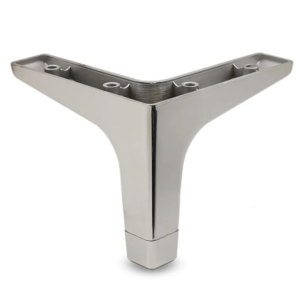 Mobilya Kanepe Sehpa TV Ünitesi Koltuk Ayağı 12 cm Parlak Krom Baza Ayak 4 Adet - Resim 8