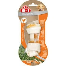 8in1 Delights Bones Düğümlü Tavuklu Köpek Kemiği 40 Gr