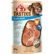 8in1 Tasties Calcium Bones Tavuk Sargılı Köpek Ödülü 85 Gr