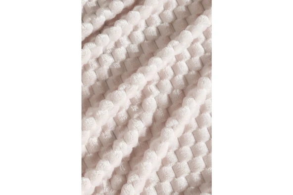 Elart Star Çift Kişilik Battaniye Krem - Resim 4