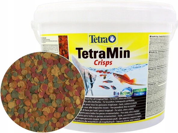Tetra Tetramin Pro Crisps Tropikal Cips Balık Yemi 10LT
