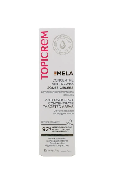 Topicrem Mela Anti Dark Spot Targeted Areas Concentrate 50 ml
