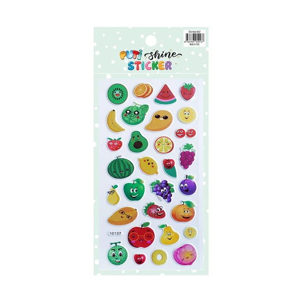 Puti Shine Sticker - Meyveler (10137)
