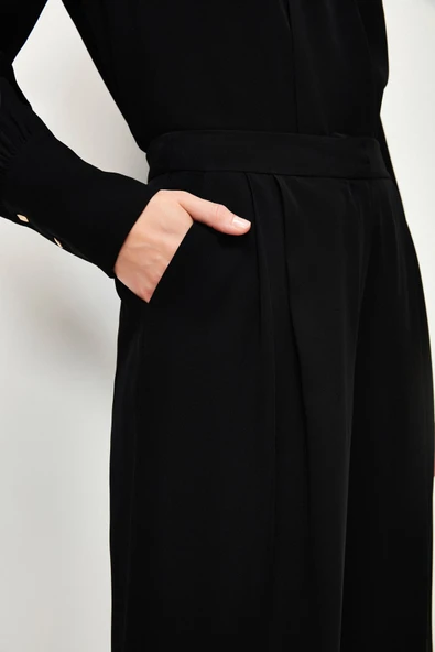 AdL Pileli Yüksek Bel Pantolon - 4