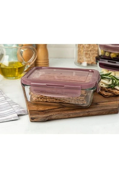 Cam Saklama Kabı - 550  ml -