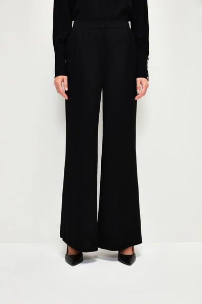 AdL Pileli Yüksek Bel Pantolon - 2