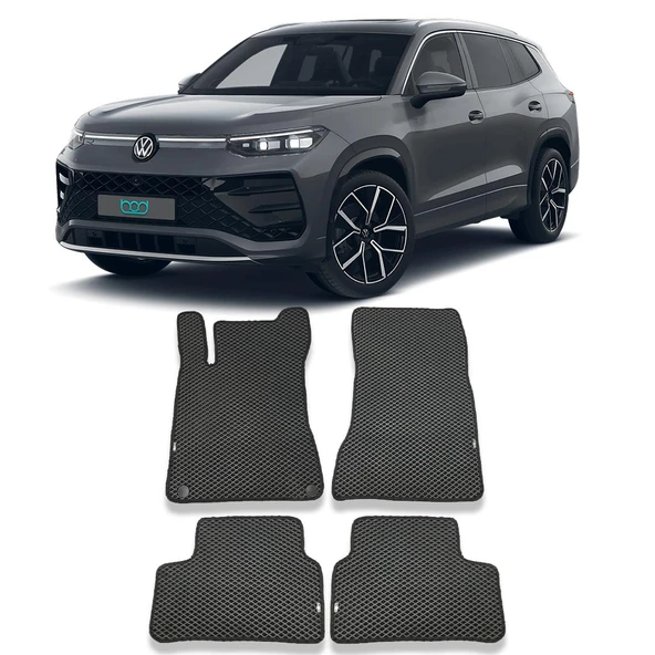 Bod Volkswagen Tayron 3D Havuzlu Paspas Yeni Nesil 2025-Sonrası