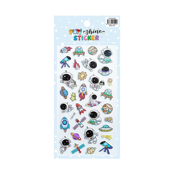 Puti Shine Sticker - Uzay (10120)