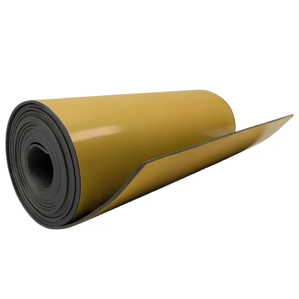 Yapışkan Araç Ses Isı Yalıtım İzolasyon Bant En:100 cm Kalınlık:10 mm Uzunluk:5 Metre Kauçuk Sünger - 5