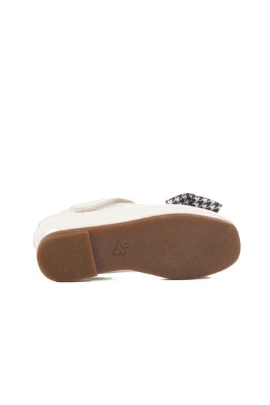 Ayakmod Beyaz Rugan Kurdeleli Hafif Kız Çocuk Babet 180 B - 5