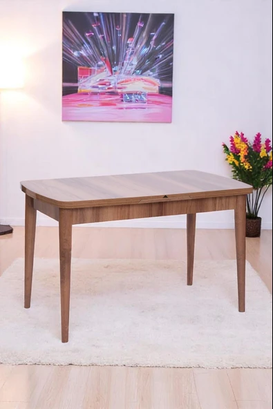 Nehir MDF Lak Panel Mutfak Masası 75x130cm
