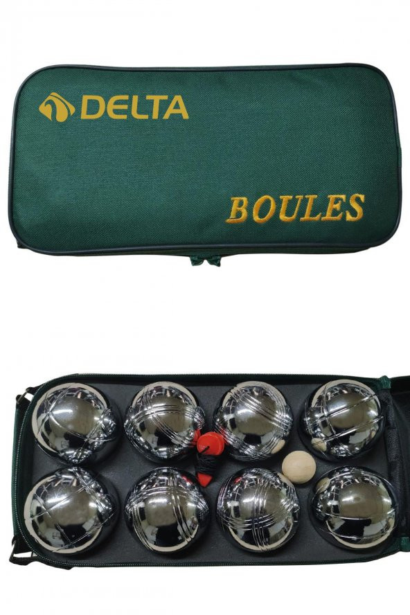 Delta Bocce Set Çantalı 8 Toplu Metal Bocce Seti (Boules Seti) - 2