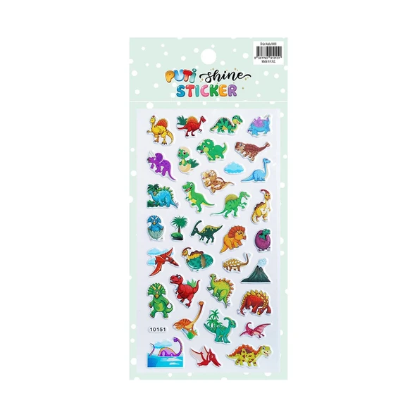 Puti Shine Sticker - Dinozorlar (10151)