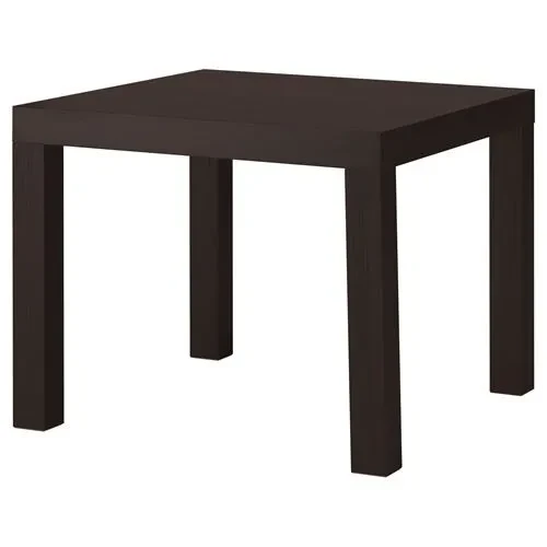 IKEA Lack Orta Yan Sehpa Masa Siyah 55x55 Cm Mobilya - 1