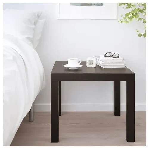 IKEA Lack Orta Yan Sehpa Masa Siyah 55x55 Cm Mobilya - 2