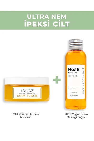 SİNOZ Besleyici, Arındırıcı ve Nemlendirici Vücut Peelingi 300 GR - 5
